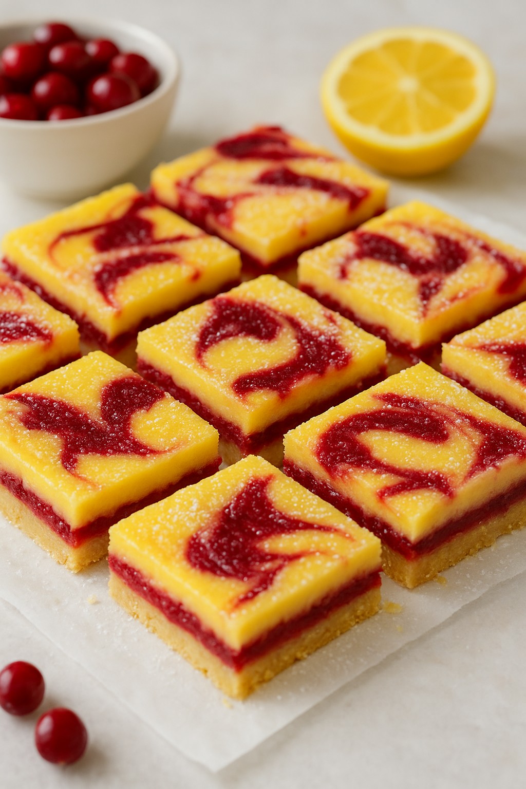 Cranberry Lemon Bars