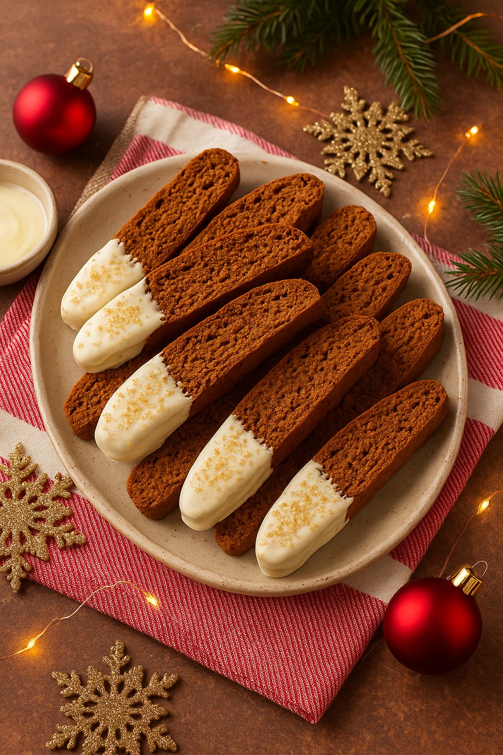 Gingerbread Biscotti