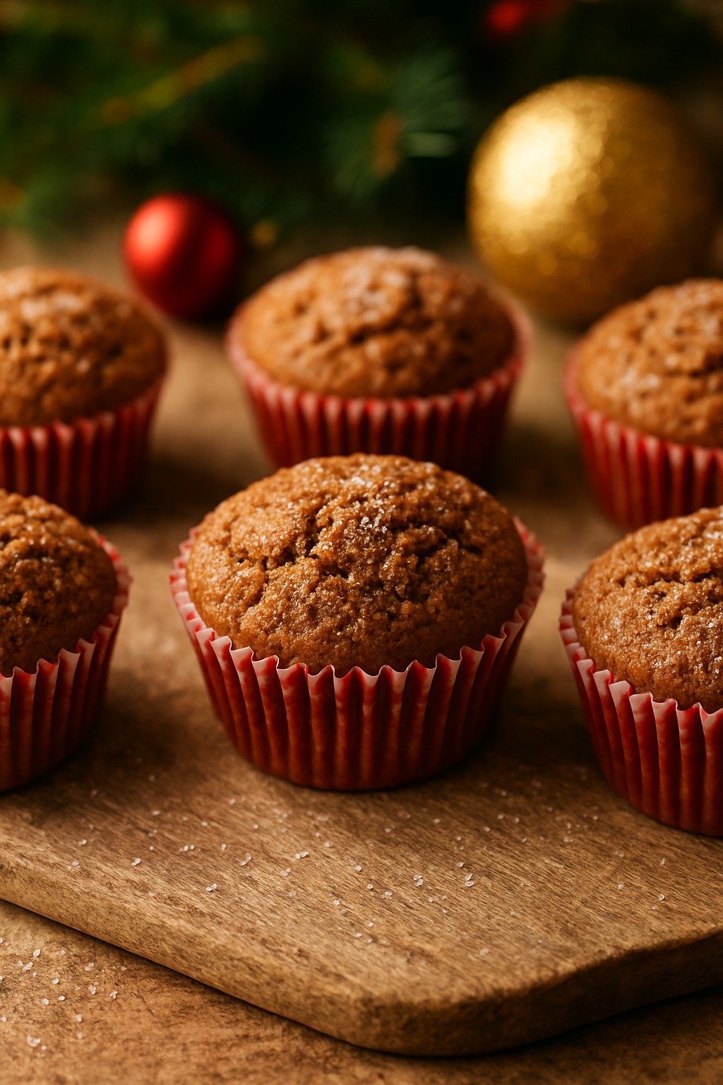 Gingerbread Breakfast Muffins