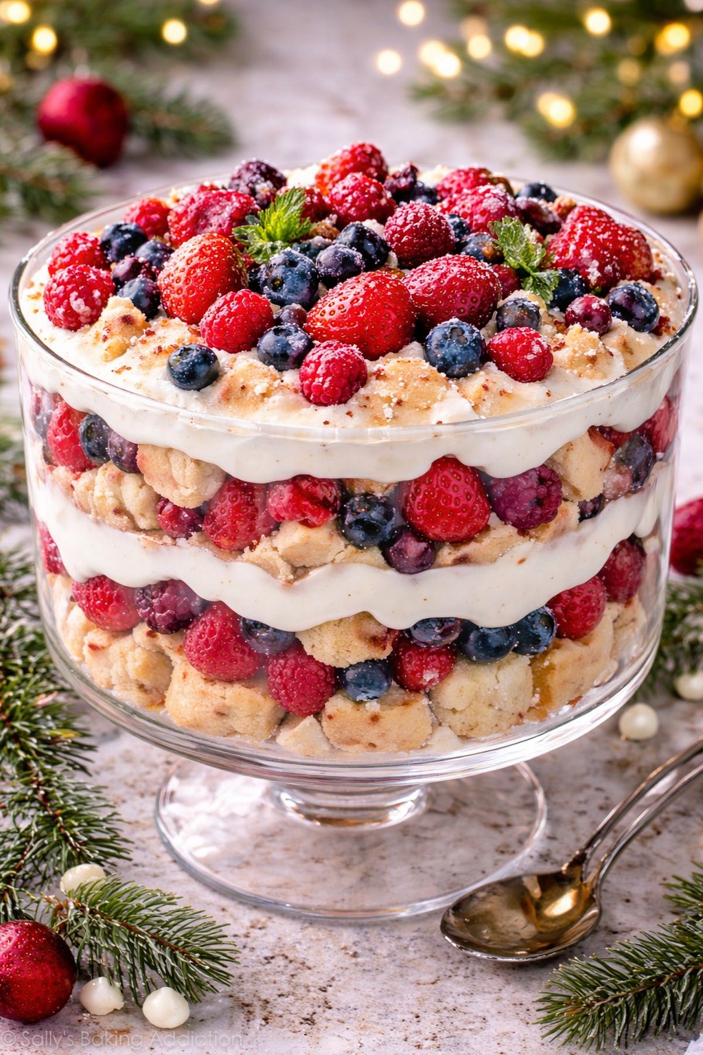 Sugar Cookie Trifle with Berries