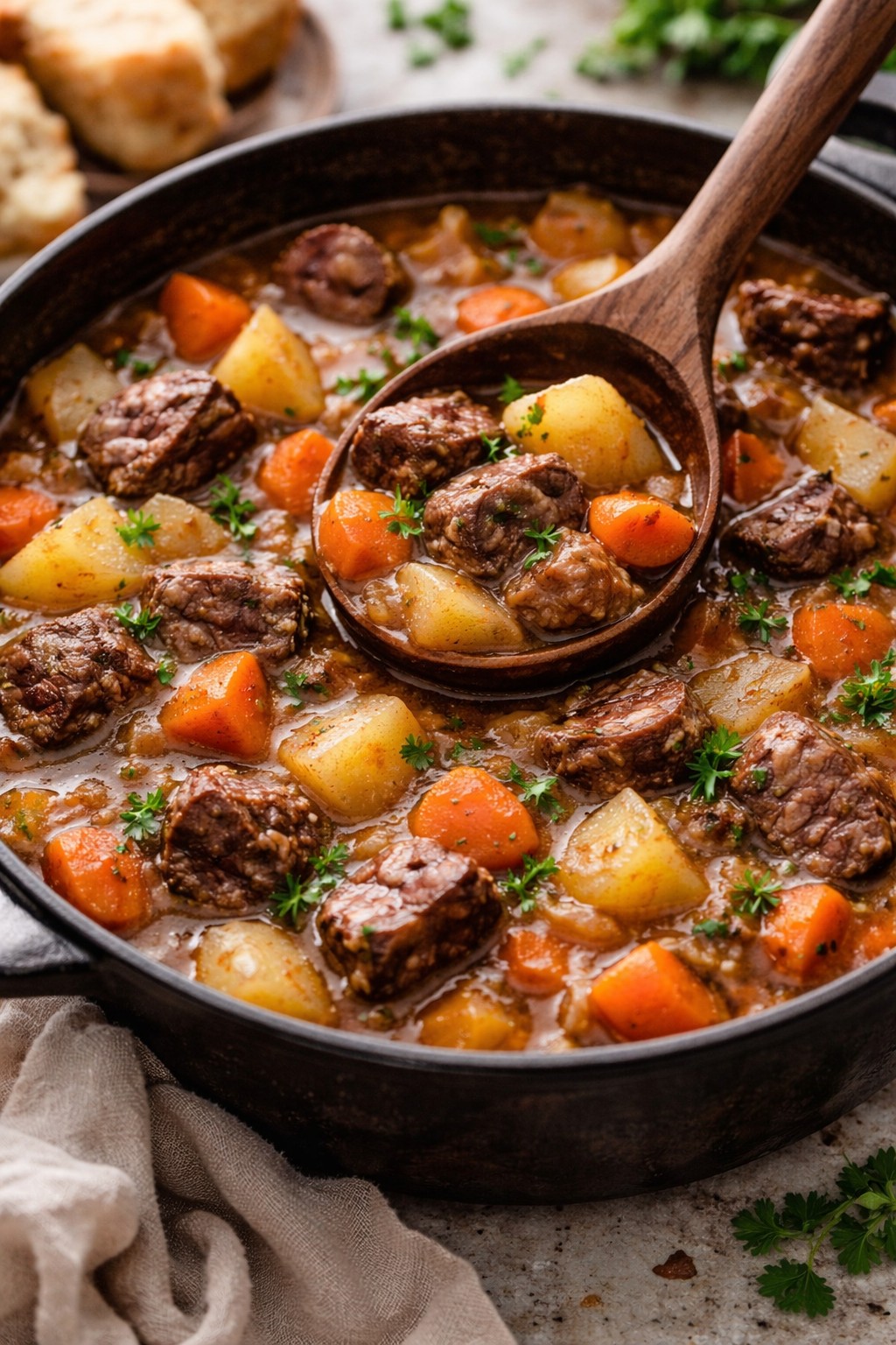 Beef and Root Vegetable Stew