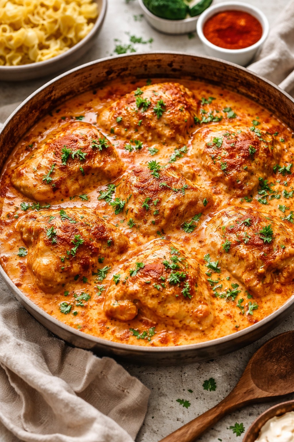 Chicken Paprikash-Inspired Skillet