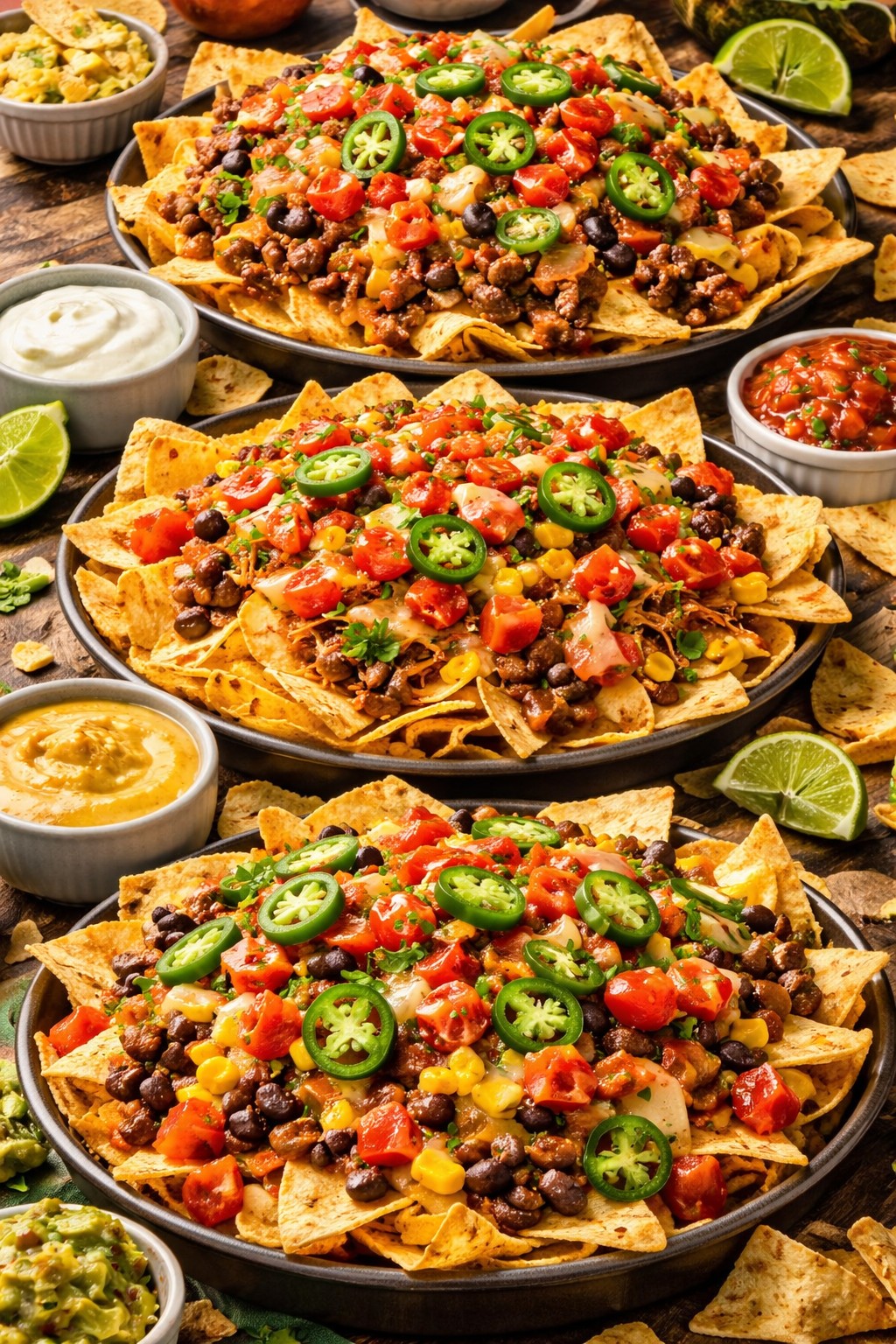Loaded Nachos – Beef, Chicken & Vegetarian Options
