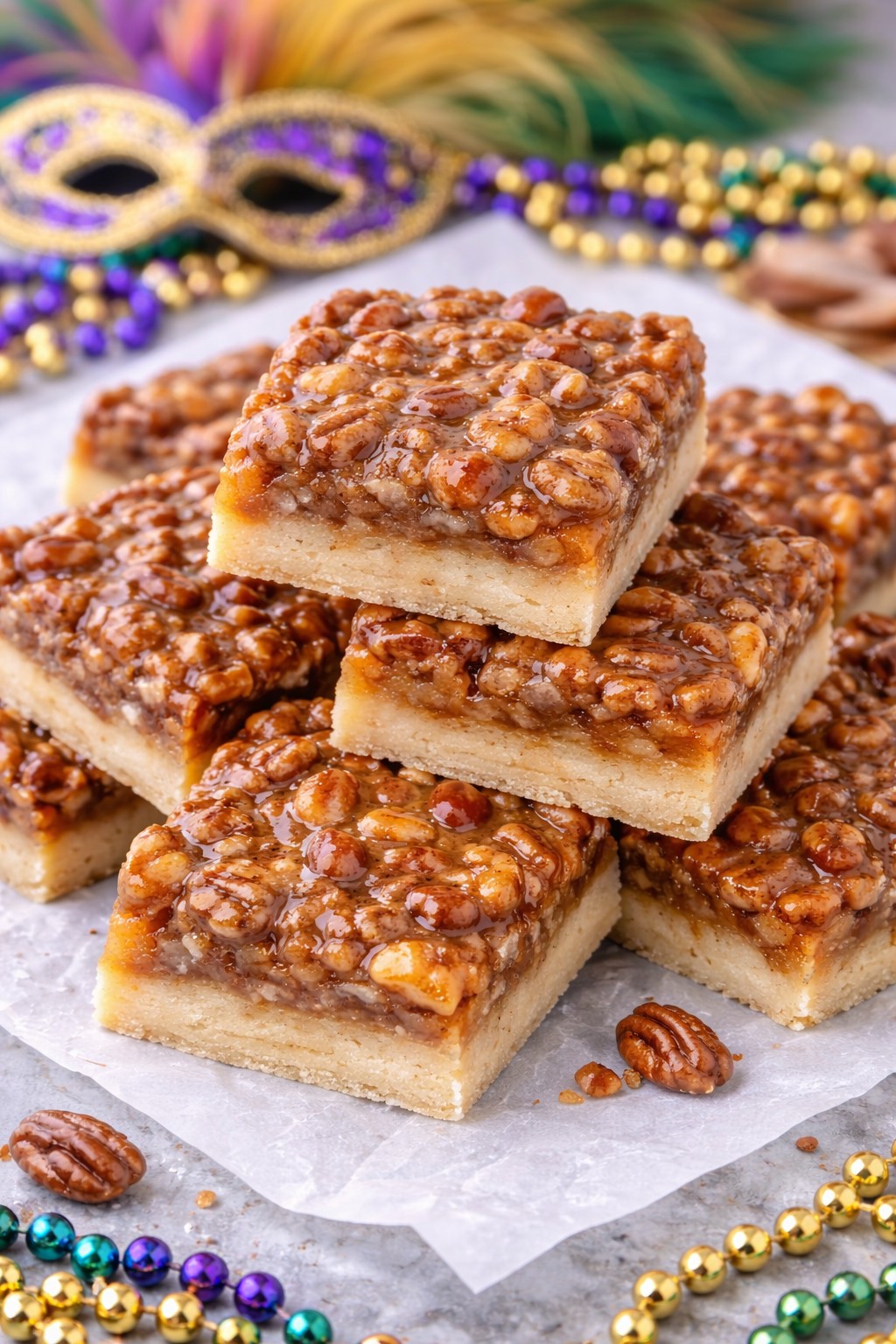 Praline Pecan Bars